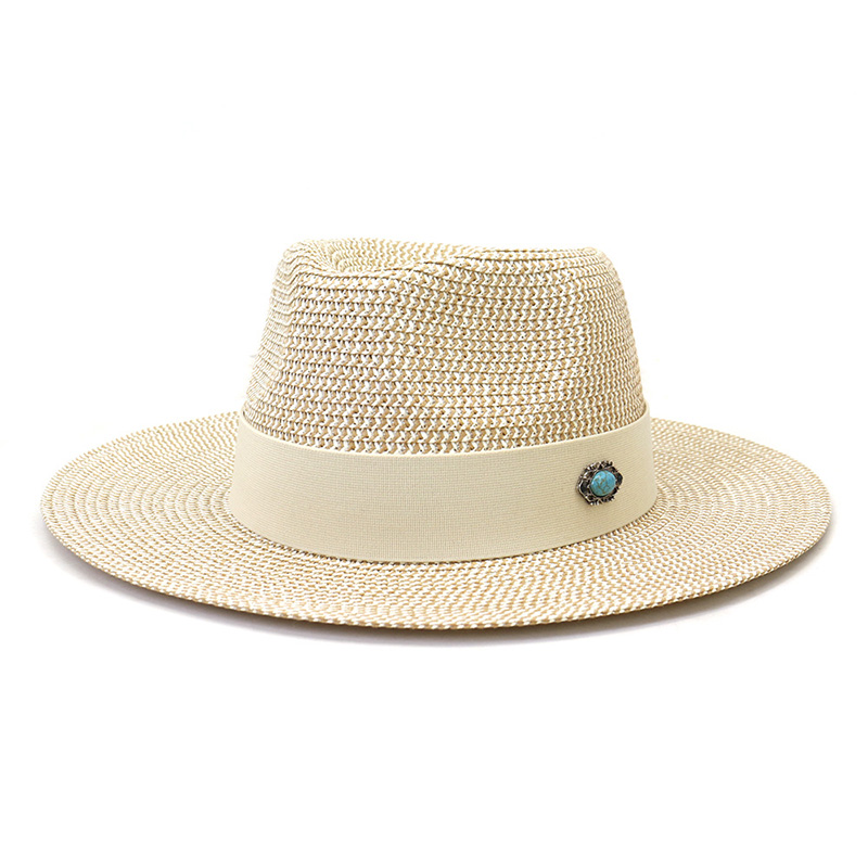 カスタムバッジ Fedora Straw Hat